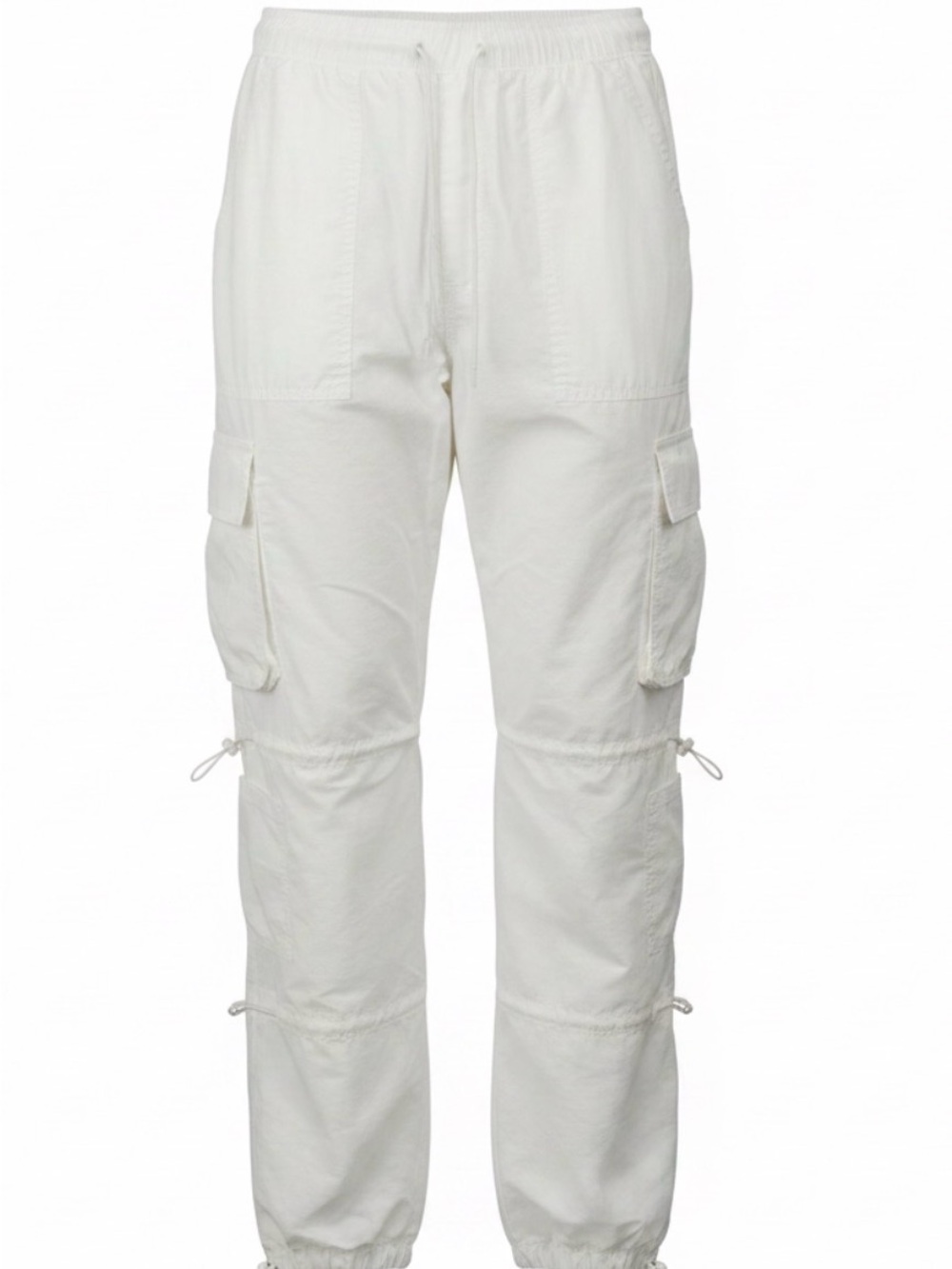 Aeropostale Men's Off-White Cargo Drawstring Pants